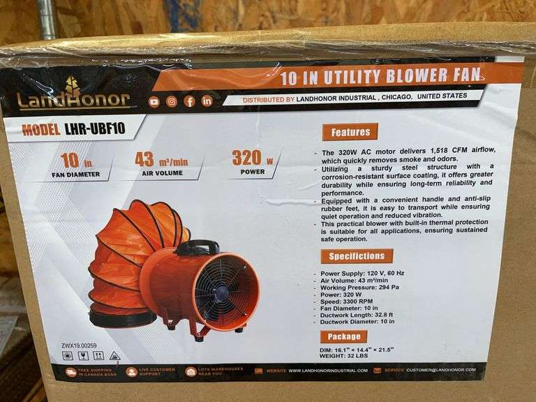 Unused Industrial Fan image