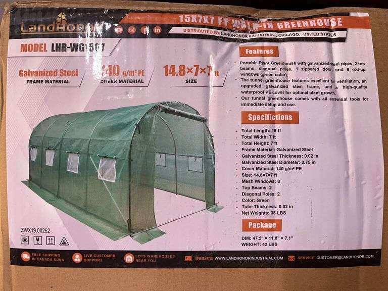 Unused Tunnel Greenhouse image