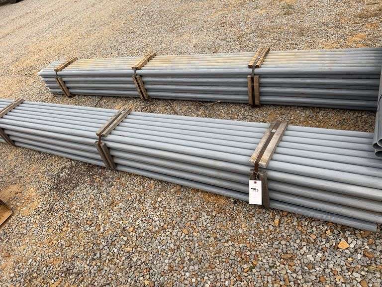 (2) Bundles Gray Pipe, 12 FT image