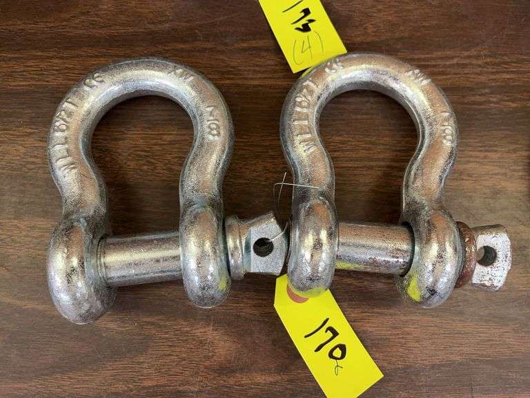(2) 6.5 T 7/8" Anchor Shackles image
