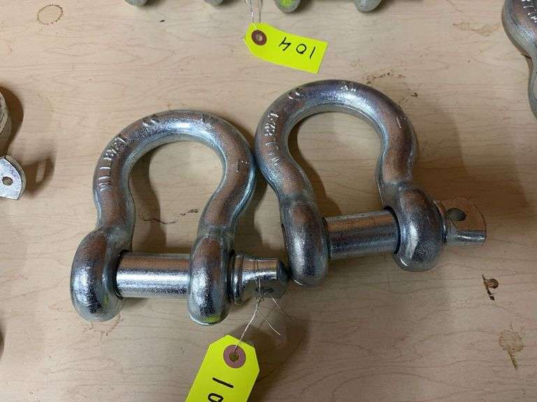 (2) 8.5 T 1" Anchor Shackles image