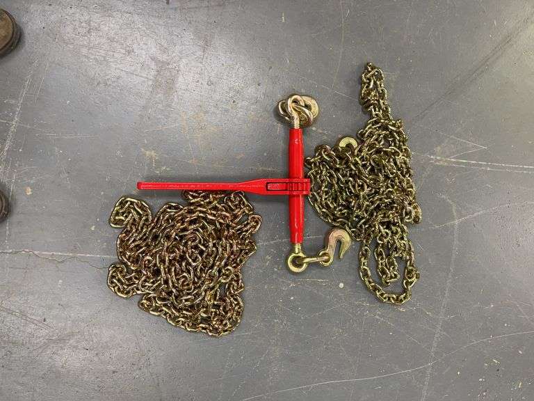 5400 Lb. Ratchet Binders & (2) 5/16" Chains image
