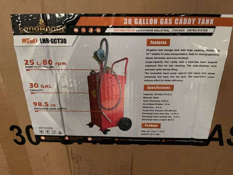 30 Gallon Gas Caddy Tank image