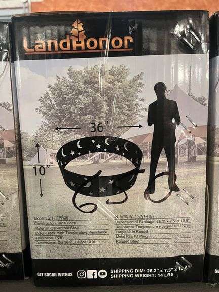 2025 Land Honor 36" Fire Pit Ring image