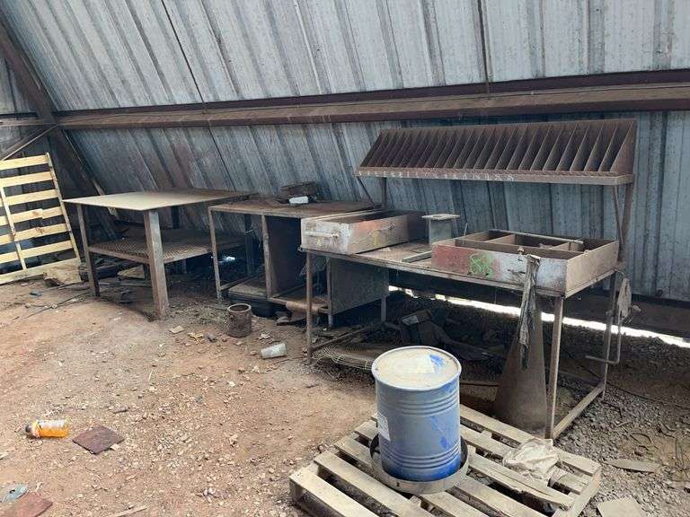 (3) Steel Work Tables image
