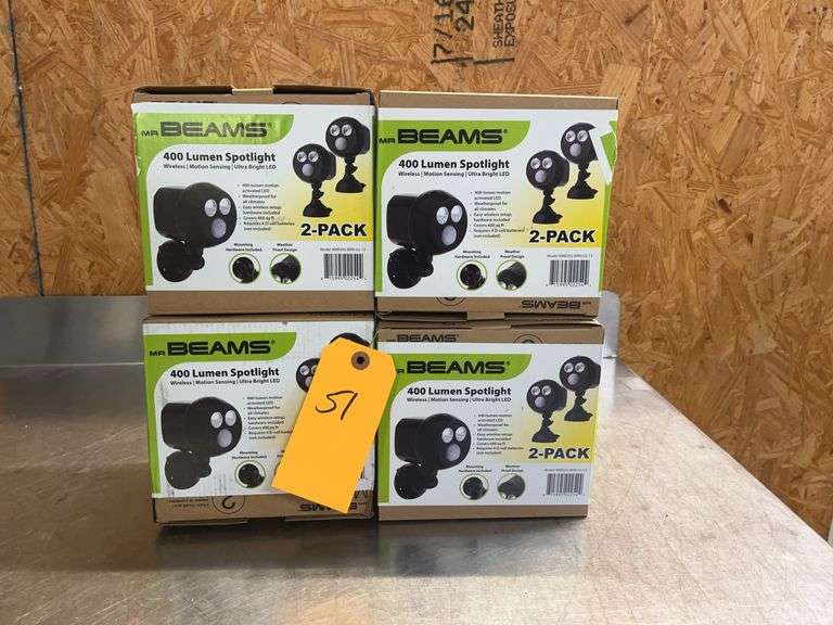 (4) New 2 Pack Wireless Motion Sensor Lights image