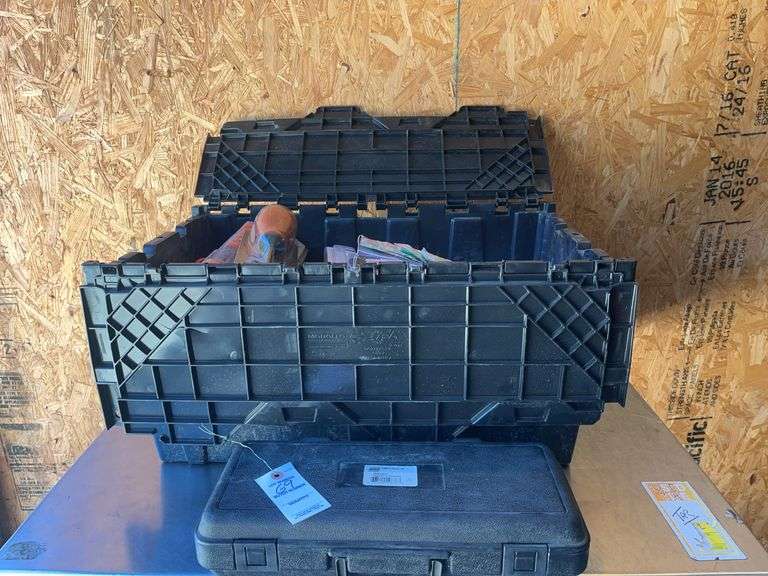 Crate of Air Tools & Replacement Car Battery Leads image