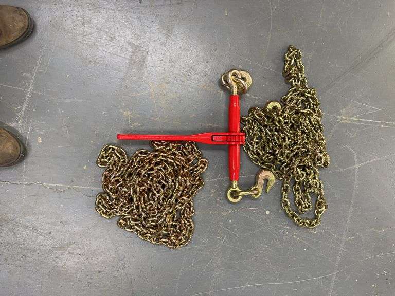 5400 Lb. Ratchet Binders & (2) 5/16" Chains image