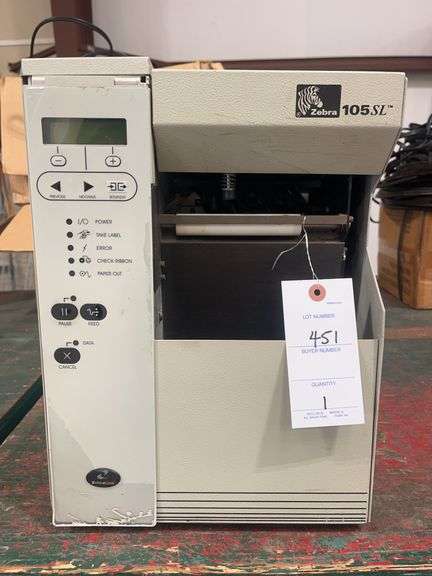 Zebra 105SL Label Printer image
