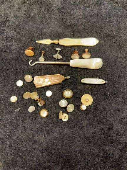 Mother of Pearl Grooming and Sewing Lot image