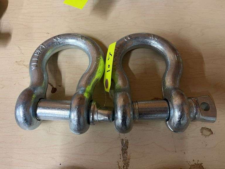 (2) 8.5 T 1" Anchor Shackles image