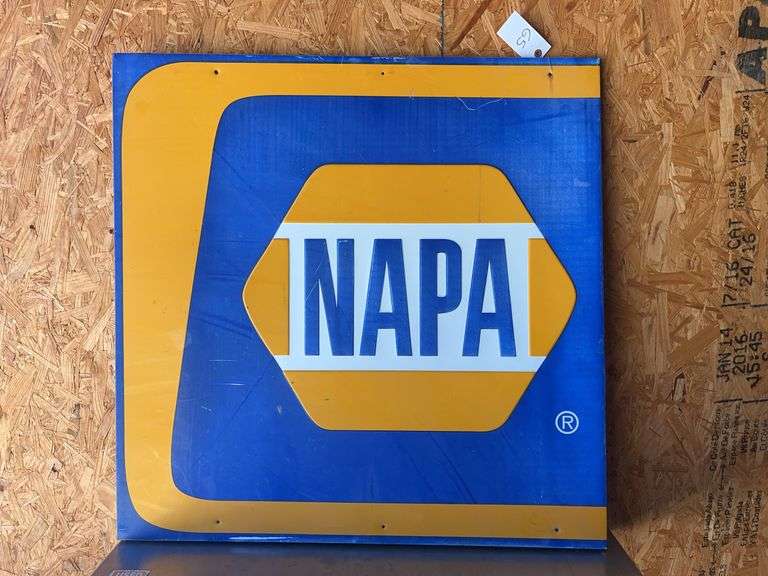 (4) Antique Car Part Sign & (1) Rustic Stop Sign image