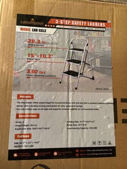 3-Step Safety Ladders image
