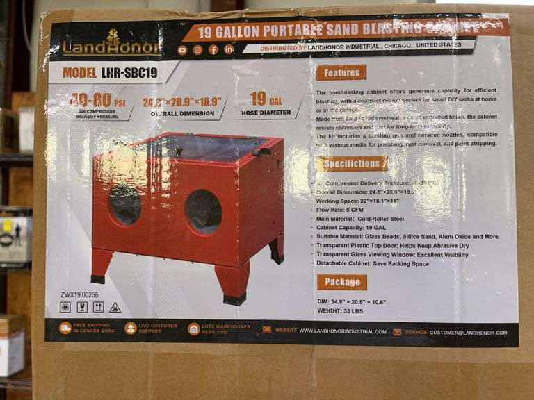 Unused Sand Blasting Machine image