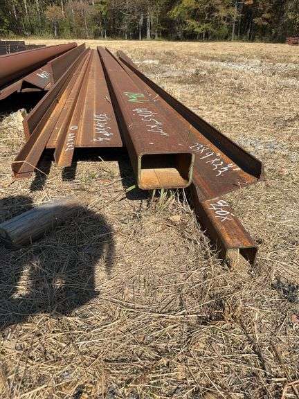 (13) I Beams, Channel, Tube, Pipe, Angle - See Details Below image