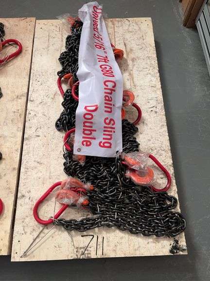 (8) 7' Double Legs Lifting Chain Sling image