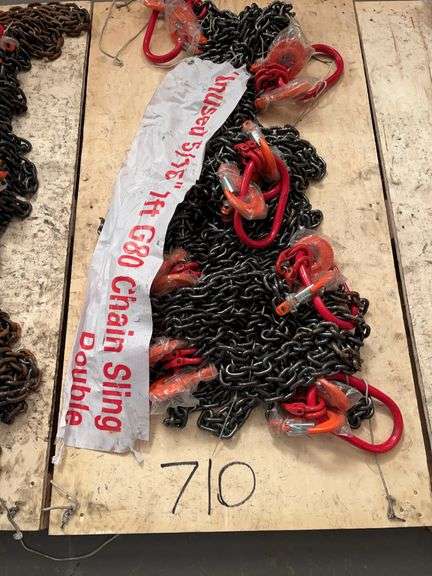(8) 7' Double Legs Lifting Chain Sling image