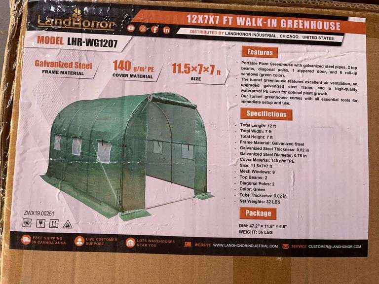 Unused Tunnel Greenhouse image