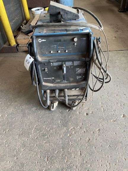 Miller Syncrowave Welder on Castors image