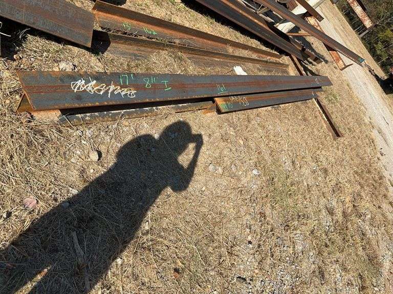 (2) 17' and 10' I Beam, 10" image