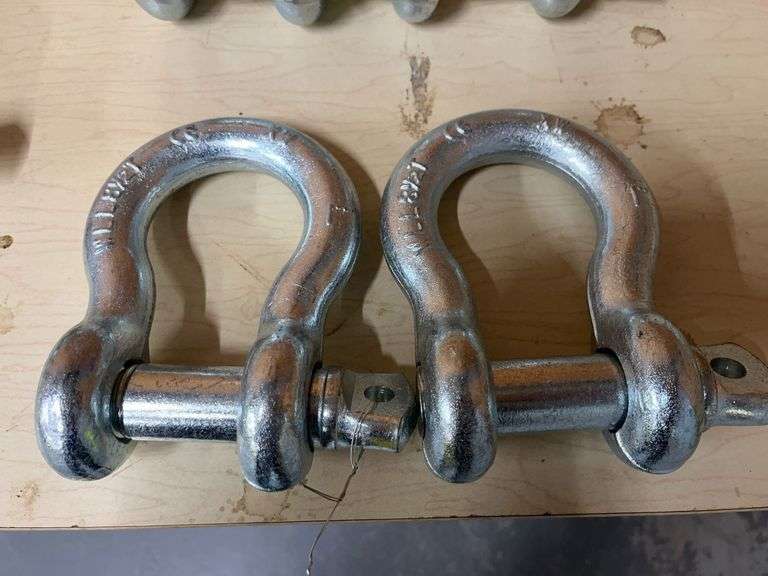(2) 8.5 T 1" Anchor Shackles image