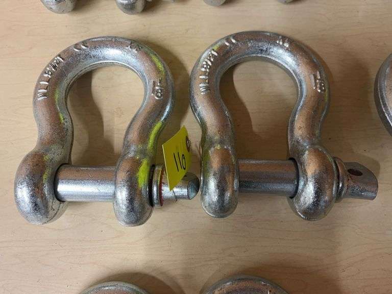 (2) 9.5 T 1-1/8" Anchor Shackles image