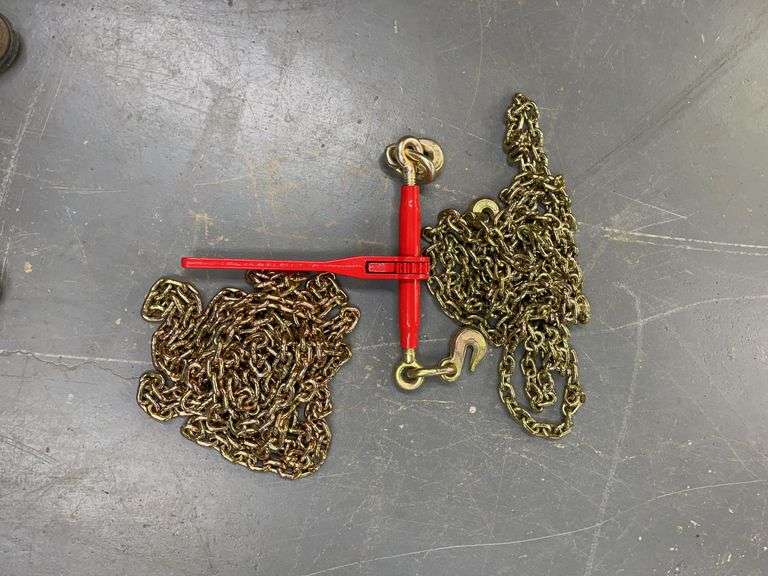 5400 Lb. Ratchet Binders & (2) 5/16" Chains image