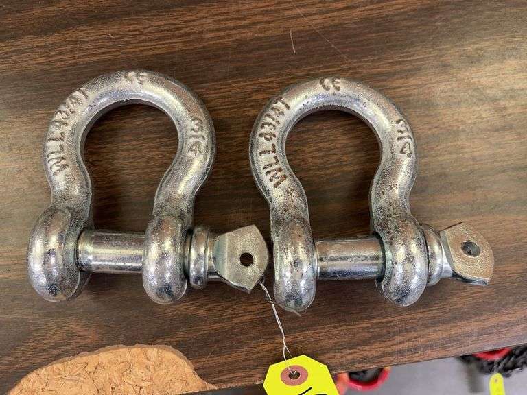 (2) 4.75 T 3/4" Anchor Shackles image