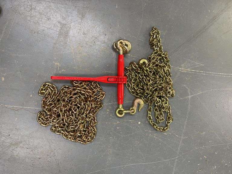 5400 Lb. Ratchet Binders & (2) 5/16" Chains image