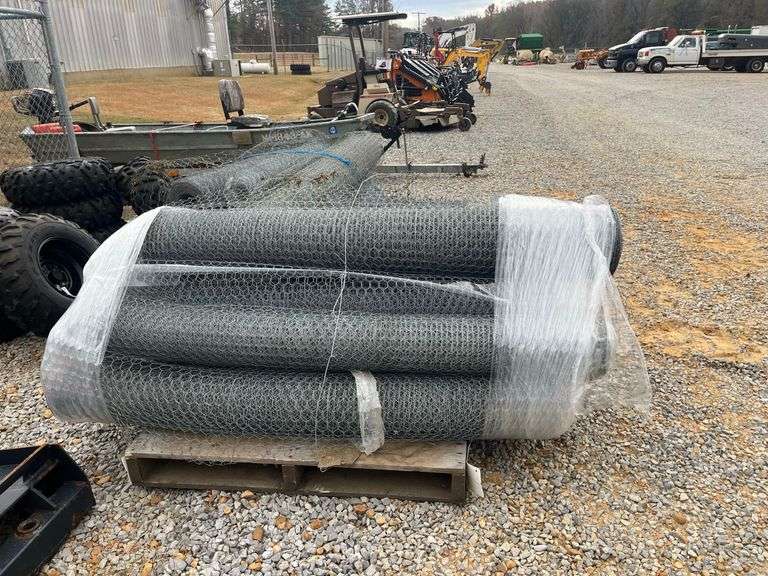 Pallet of 1" and 2" Chicken Wire image