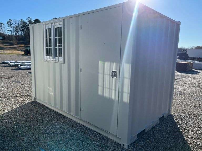 11 Ft Steel Shipping Container with Door and Window image