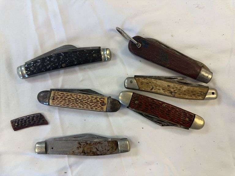 Lot of 6 Pocket Knives image