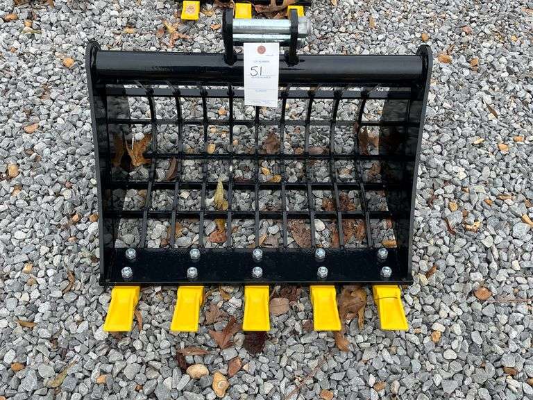 Skid Steer Rock Bucket Attachment image