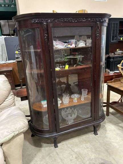 Antique Curio Display Cabinet image
