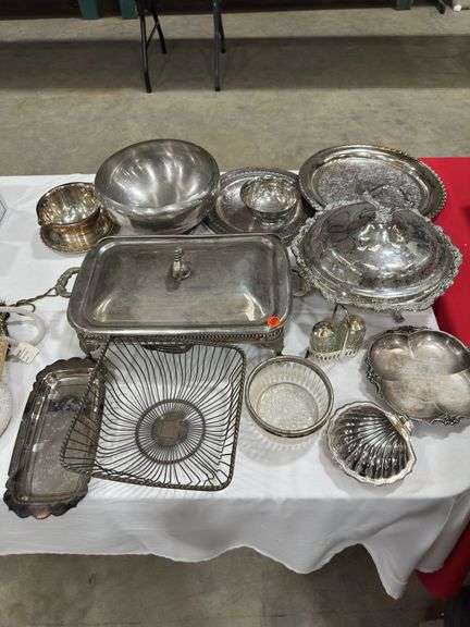 Vintage silver plate image