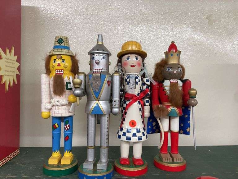 (4) Wizard of OZ Nutcrackers image