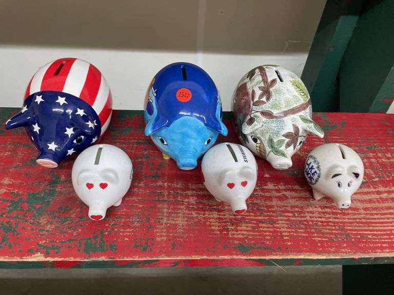 (6) Piggy Banks image