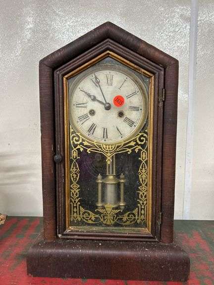 Wood Case Mantle Clock image
