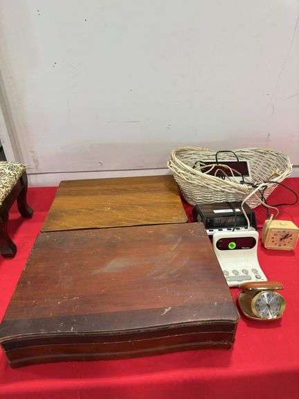 Clocks and Flatware Boxes image