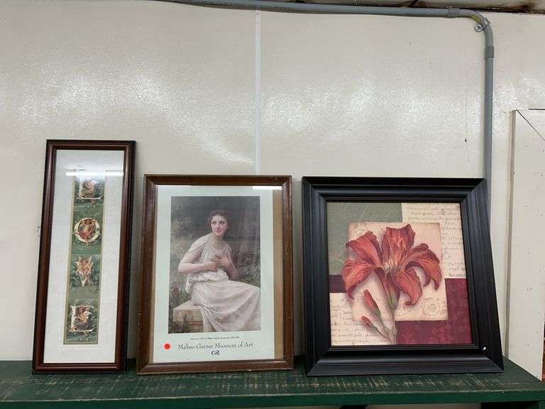 (3) Framed Pictures image