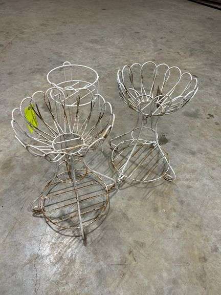 3 Iron Plant Stands image
