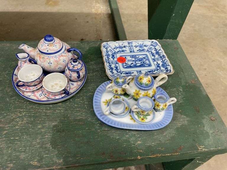 (2) Miniature Tea Sets image