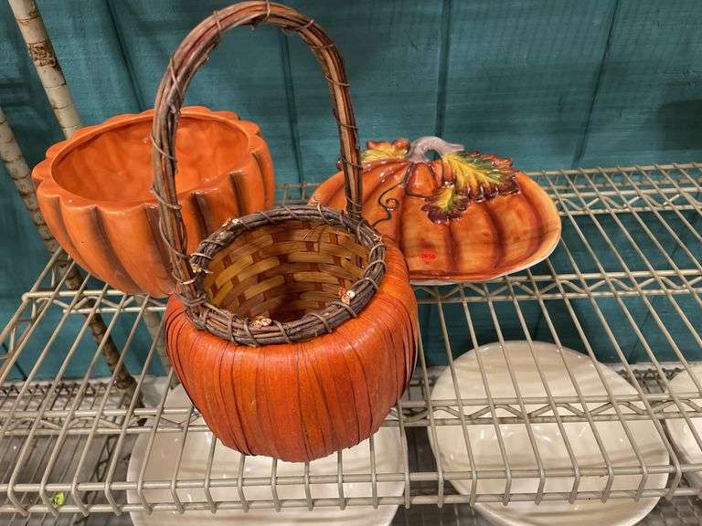 Pumpkin Bowl, Platter, Basket image