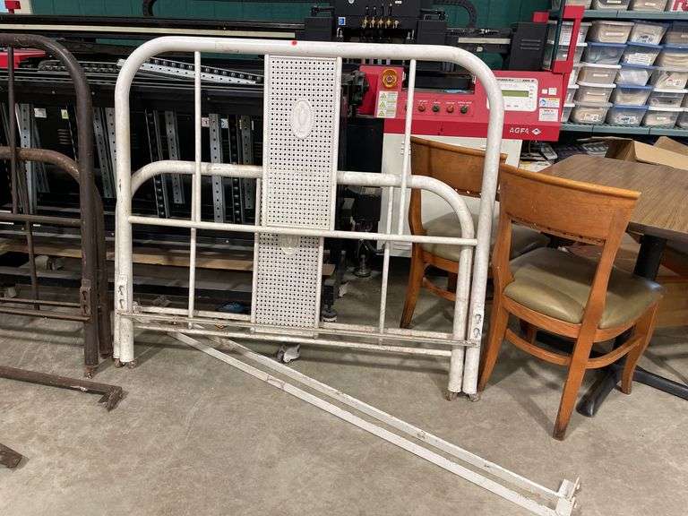White Iron Bed image