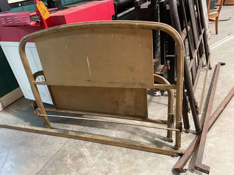 Gold Iron Bed image