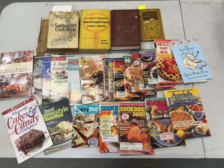 Lot of Cookbooks image