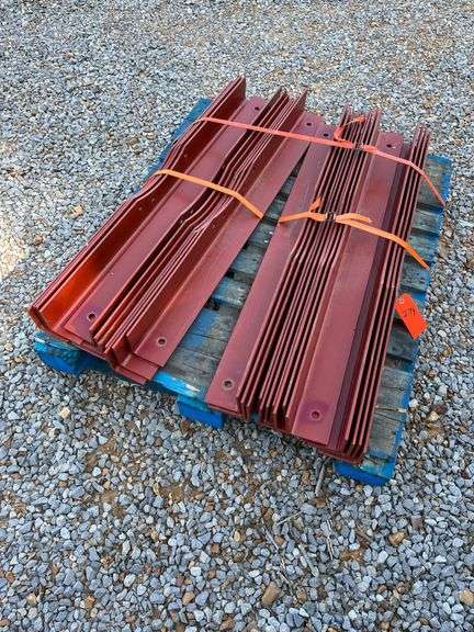 (25) 3 1/2 X 3 1/4 X 46", 1/4" Thick Metal