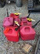 (7) Plastic Gas Jugs