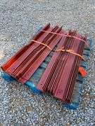 (25) 3 1/2 X 3 1/4 X 46", 1/4" Thick Metal