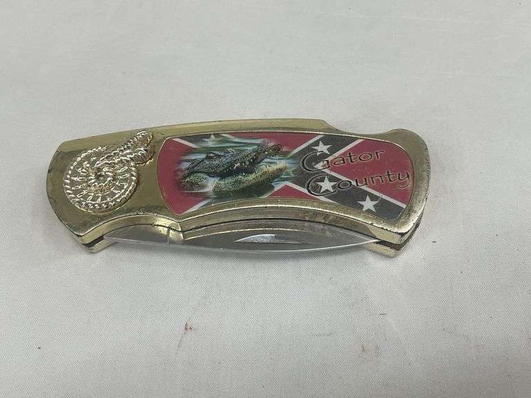 (2) Pocket Knives - Confederate Themed
